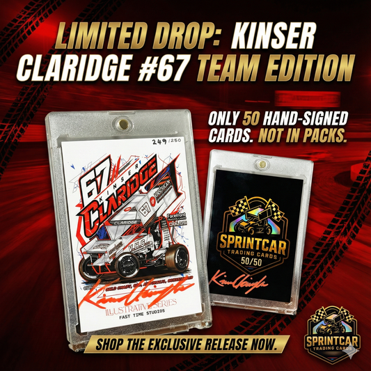 Kinser Claridge #67 "Illustrative Series" - Signed Team Edition (Limited /50)
