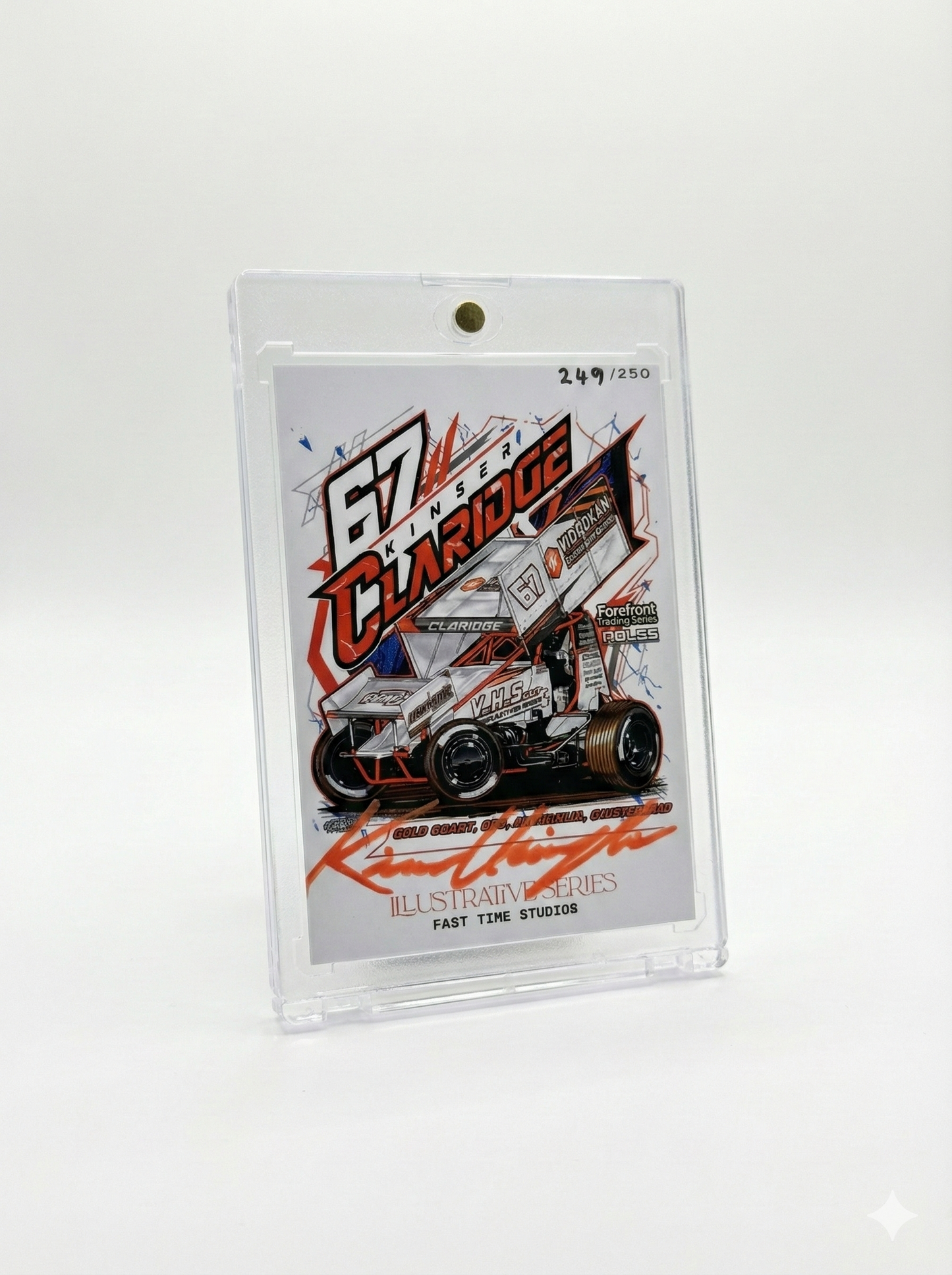 Kinser Claridge #67 "Illustrative Series" - Signed Team Edition (Limited /50)