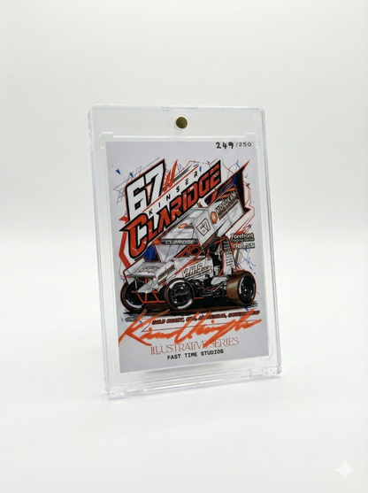 Kinser Claridge #67 "Illustrative Series" - Signed Team Edition (Limited /50)